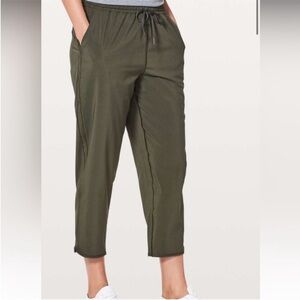 Olive Green Women's Casual Pants